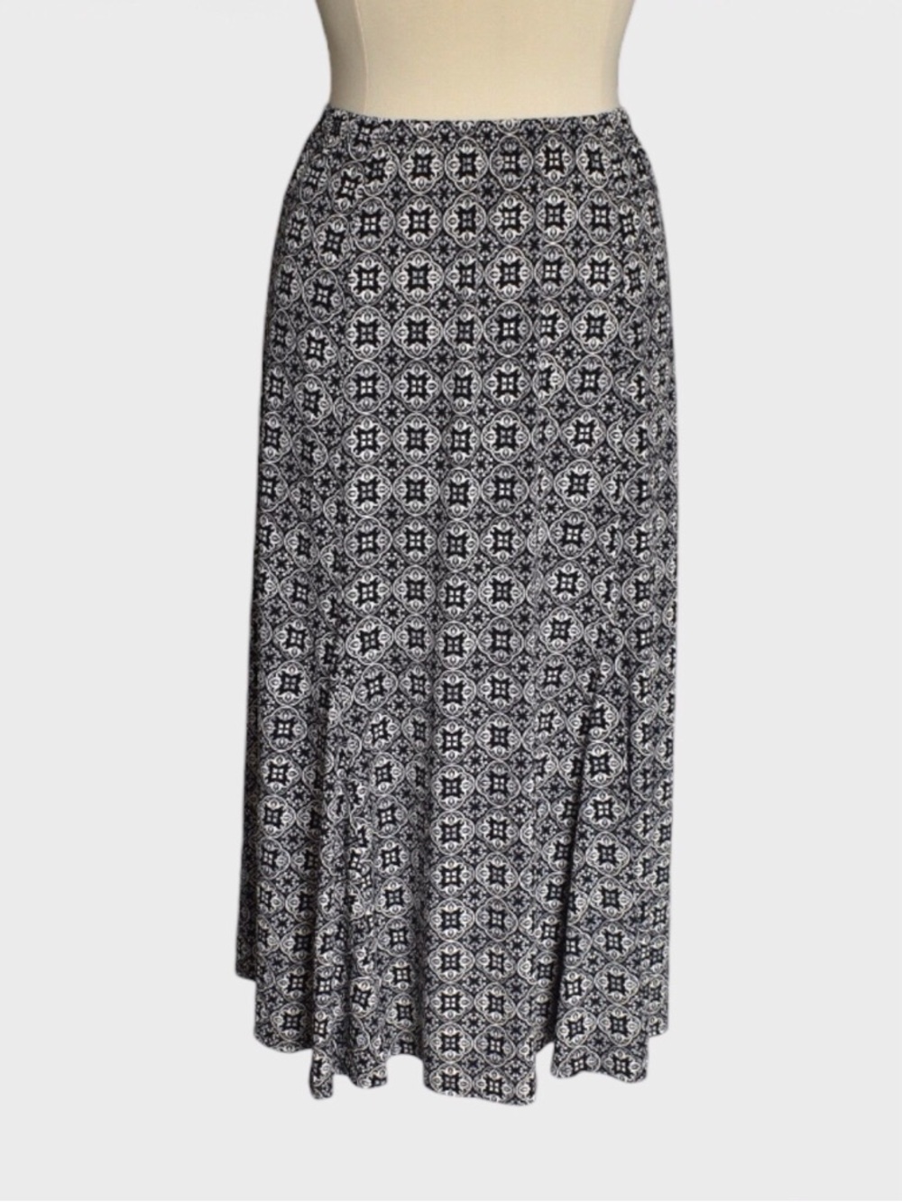 C Est. 1946 Monochrome‎ Printed Maxi Skirt